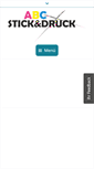 Mobile Screenshot of abc-stickunddruck.de